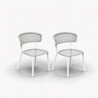 Hokku Designs Simple terrace casual patio dining chairs set of 2