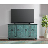 Beachcrest Home Rushville Solid Wood TV Stand for TVs up to 70"