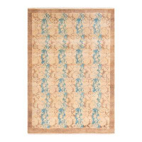 Isabelline Mogul, One-Of-A-Kind Hand-Knotted Area Rug  - Brown, 4' 2" X 5' 10"