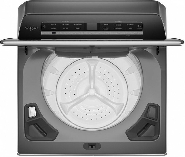 Whirlpool WTW7120HC 27 Top Load Washer 6.1 cu. ft. Capacity &amp; Whirlpool YWED7120HC Electric Dryer With Steam Clean in Washers & Dryers in Markham / York Region - Image 4