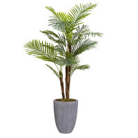 Vintage Home 82.1" Artificial Palm Tree in Planter