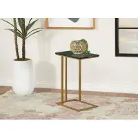 Mercer41 Accent Table With Marble Top Grey
