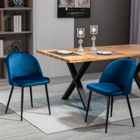 Dining chair 19.3" x 19.7" x 30.3" Blue