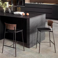 Recon Furniture 29.53"Modern Minimalist Bar Stool (Set of 2)