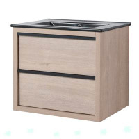 Latitude Run® Bathroom Vanity With Ceramic Sink And Drawers 21.44" H x 24.19" W x 18.11" D