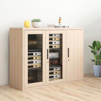 Wildon Home® Wood Grain  Steel File Cabinet With Lock.