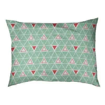 Tucker Murphy Pet™ Patricia Geoffrey Full Colour Hand Drawn Triangles Outdoor Dog Bed