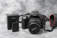 Canon T6 w/ 18-55mm Lens *battery and charger included* (ID: C-672)