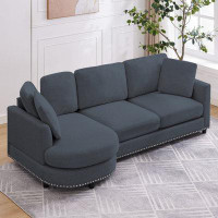 Ebern Designs 2 - Piece Upholstered Chaise Sectional