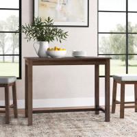 Lark Manor Arlyce Solid Wood Base Pub Table