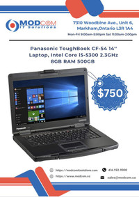 Panasonic ToughBook CF-54 14-Inch Laptop OFF Lease FOR SALE!!! Intel Core i5-5300 2.3GHz 8GB RAM 500GB