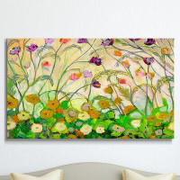 Made in Canada - Picture Perfect International "Mardi Gras" by Jennifer Lommers Painting Print on Wrapped Canvas