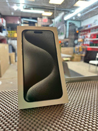 Apple iPhone 15 Pro Max, 256GB. Brand new Sealed. Black / Blue @MAAS_COMPUTERS