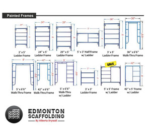 Scaffolding Frames | All Sizes | USED Edmonton Area Preview