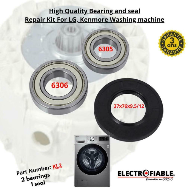 KL2 Bearing kit for LG washer repair in Washers & Dryers
