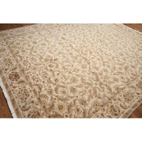 Oriental Rug of Houston One-of-a-Kind Hand-Knotted 9' x 12' Wool Area Rug in Beige