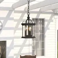 Three Posts Affric 3 -Bulb 13.75" H Outdoor Hanging Lantern