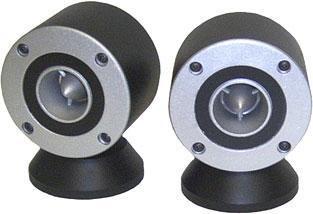 Pyramid TW28 3-3/4 inch Titanium Dome Bullet Horn Tweeters in Speakers