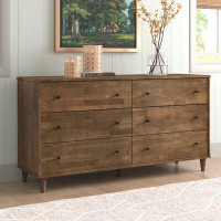 Sand & Stable™ Genesis 6 Drawer 60.79'' W Double Dresser