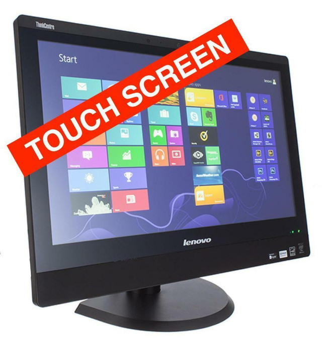 Lenovo ThinkCentre M93z All-in-One Desktop, Intel i5 4590s 3.0GHz/8GB/500GB HDD/ Win10 Pro/23 Touchscreen,Webcam in Desktop Computers in Ontario