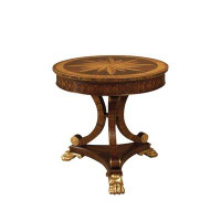 Maitland-Smith Serene Handcarved Round Dining Table