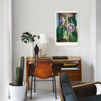 East Urban Home Thornton's Temple of Flora Series 'The Quadrangular Passion Flower' Painting Print on Canvas