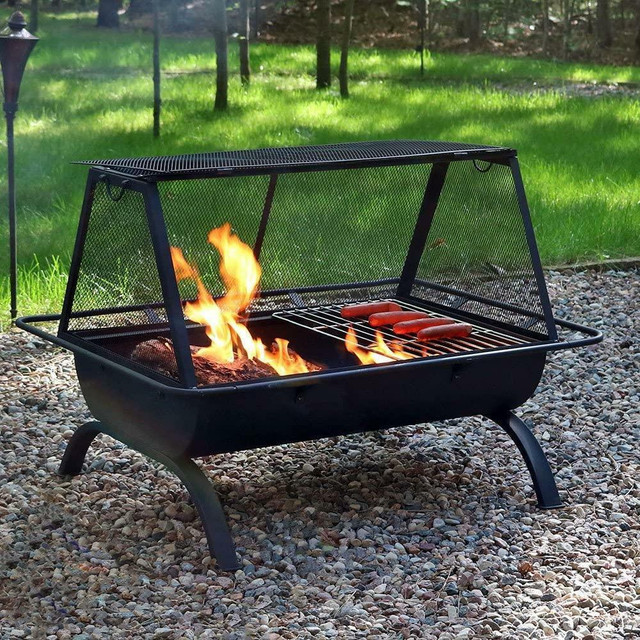 NEW OUTDOOR FIRE PIT 36 IN WOOD BURNING PATIO FIREPIT XY0612 in Fireplace & Firewood in Alberta