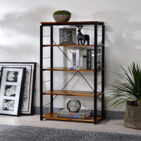 17 Stories Modern 5-Tier Bookshelf - Versatile Storage Solution For Any Room