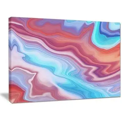 Made in Canada - Design Art 'Abstract Marbled Background' Graphic Art Print