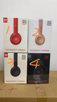 Beats  Solo 3 Wireless 2.0 Headphone  Sealed  Box ,