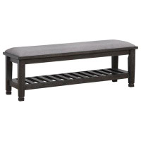 Alma Franco Bench Brown and Antique White