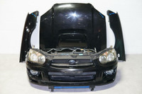 JDM Subaru Impreza WRX Wagon 2004 2005 Front End Conversion Body Panels Bumper Headlights fenders Hood grille v8 blobeye