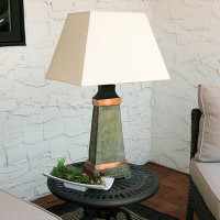 Millwood Pines Wallach 30" Plug In Outdoor Desk Lamp