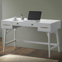 Corrigan Studio 3-drawer Writing Desk White