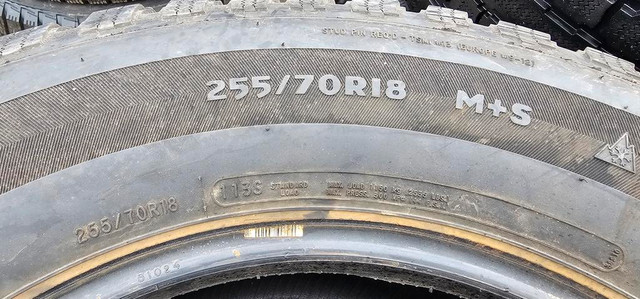 255/70/18 4 pneus HIVER / fit pour 275/65/18 in Tires & Rims in Greater Montréal - Image 4