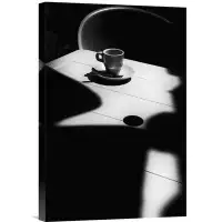 Global Gallery "coffee time" par olavo azevedo, reproduction de photo sur toile tendue