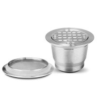 BONYOUN Reusable Capsules Easy To Clean Easy To Use 304 Stainless Steel Stainless Steel Reusable Capsules For Coffee