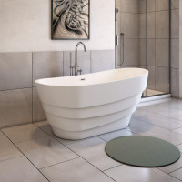 Asper – Deluxe 67 Inch Freestanding Acrylic Bathtub W Centre Drain  ( 67x27x29 )