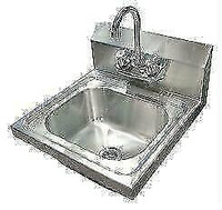 Stainless Steel Hand Sink New *RESTAURANT EQUIPMENT PARTS SMALLWARES HOODS AND MORE*