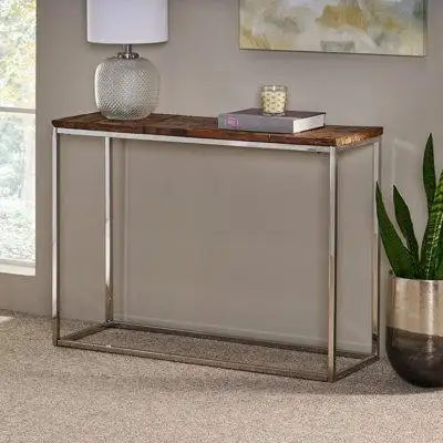 The Console table can be placed in the corridor the entrance of the living room or behind the sofa....