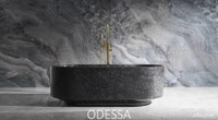 New for 2024!  Ancerre Designs: Forged Carbon Fiber 67 inch Odessa Free Standing BathTub with Center Drain  ANC