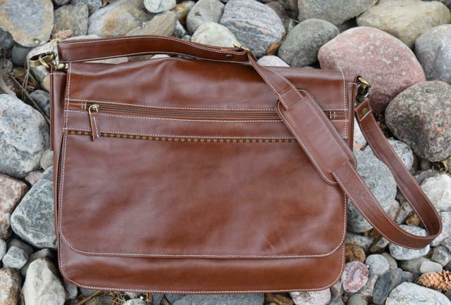Leather Messenger / Laptop Bags- HANDMADE in Men's - Image 3