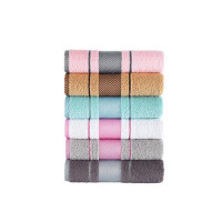 Latitude Run® Kafthan Ryshawn - Fishbone 100% Turkish Cotton Soft & Absorbent Towel Multicolor 18"x30"