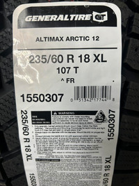 4 Brand New General Altimax Arctic 12  235/60R18 Winter Tires $50 REBATE!! *** WallToWallTires.com ***