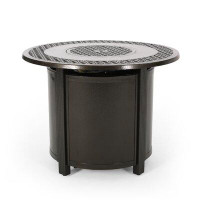 Arlmont & Co. Jay Aluminum Propane Fire Pit Table