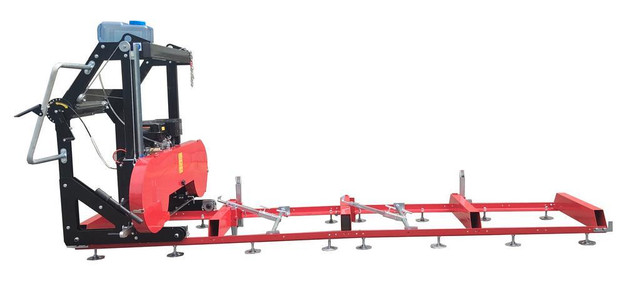 NEW 32 PORTABLE SAWMILL 14 HP ELECTRIC START LONCIN 1252023 in Other in Manitoba - Image 4