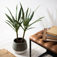 Bungalow Rose 34" Artificial Yucca Plant in Pot