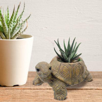 Bay Isle Home™ Turtle Planter For Succulents - Animal Planter For Indoor And Outdoor Plants, Turtle Pot Makes Ideal Gift