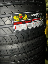 PAIR OF TWO BRAND NEW 295 / 25 R22 LION HART TIRES !!!
