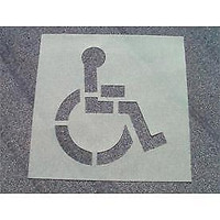 Parking Lot Line Striping Stencils Handicap No Parking Visitors Number Kit Alphabet Kit Baby Carriage Stop and More